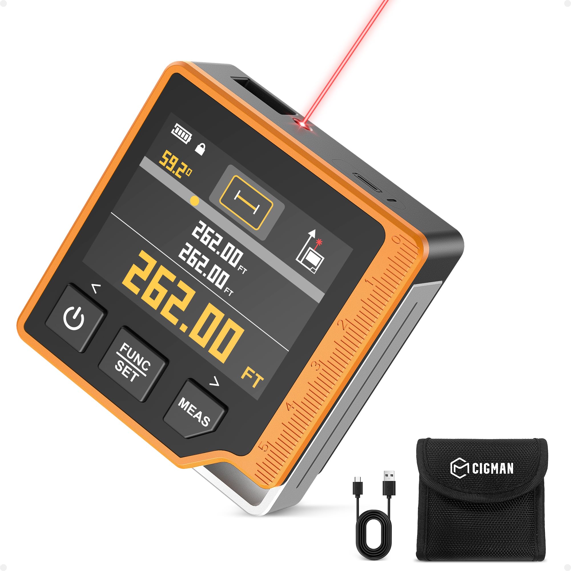 CIGMAN Laser Measuring Tool 262ft CM-706