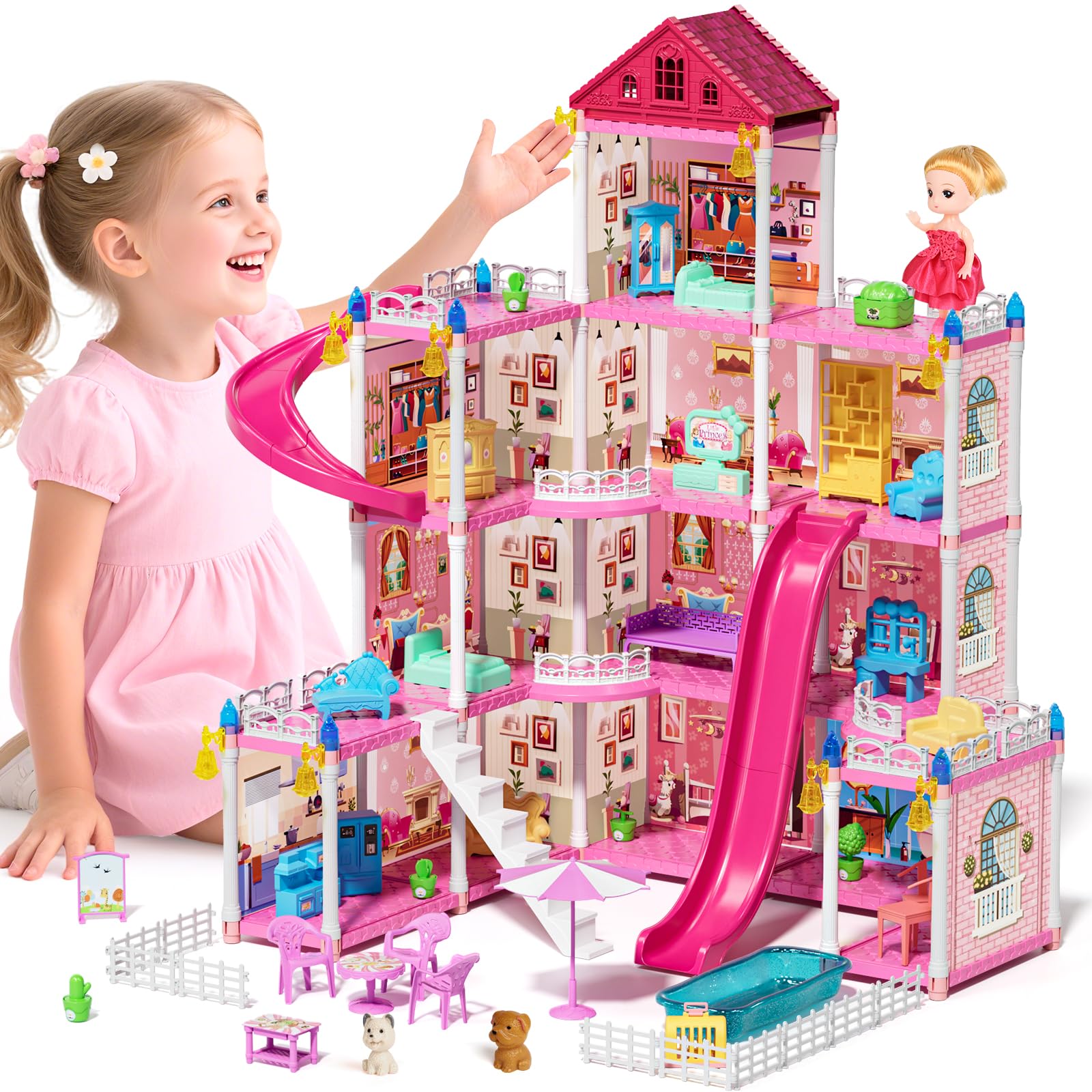 Lehoo Castle Dreamhome Dollhouse Playset